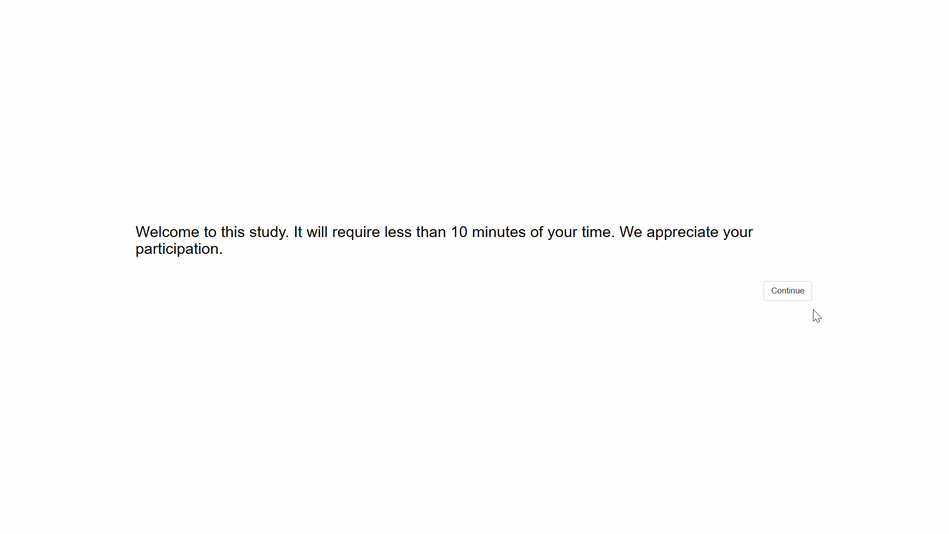 Viewing question for specific stimuli Viewing question for specific stimuli