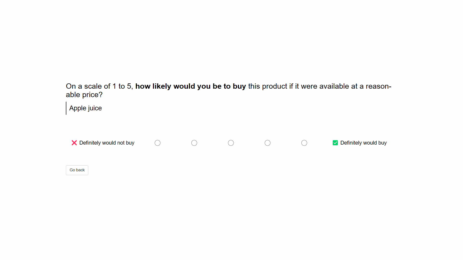 Question five display only if question four was answered Question five display only if question four was answered