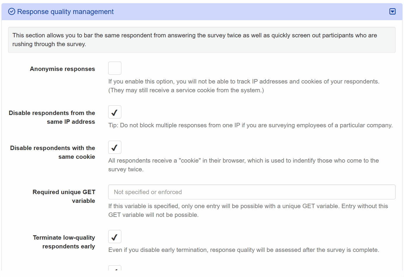 Conjointly’s Predefined Panels