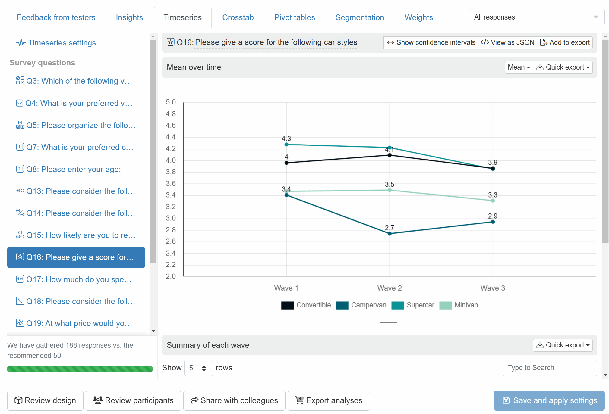 Quick Export for Timeseries Outputs Quick Export for Timeseries Outputs