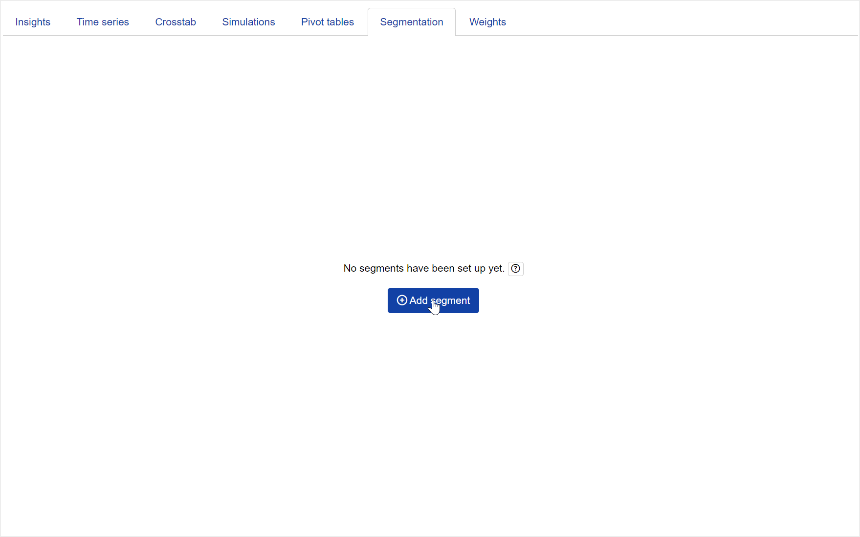Adding a segment to a study on Conjointly's platform Adding a segment to a study on Conjointly's platform