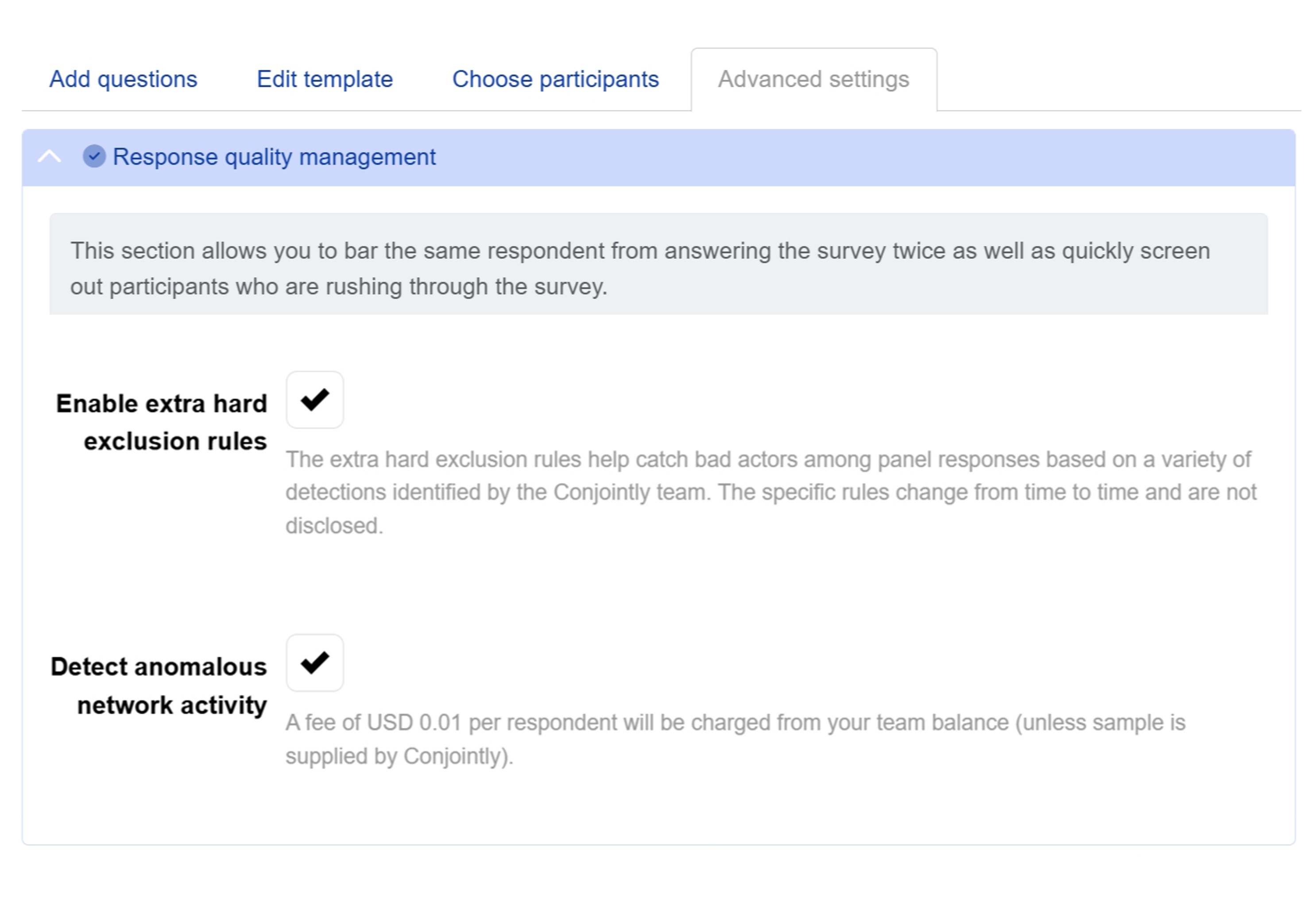 New safeguards against bots and professional respondents