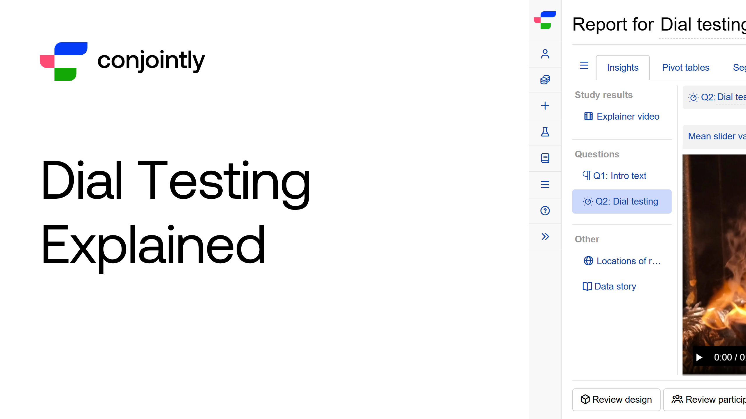 Conjointly automated tools for product and pricing research