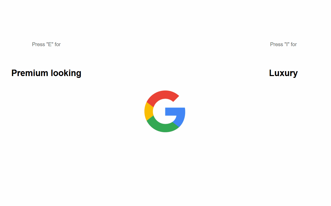 Left/right word pairing