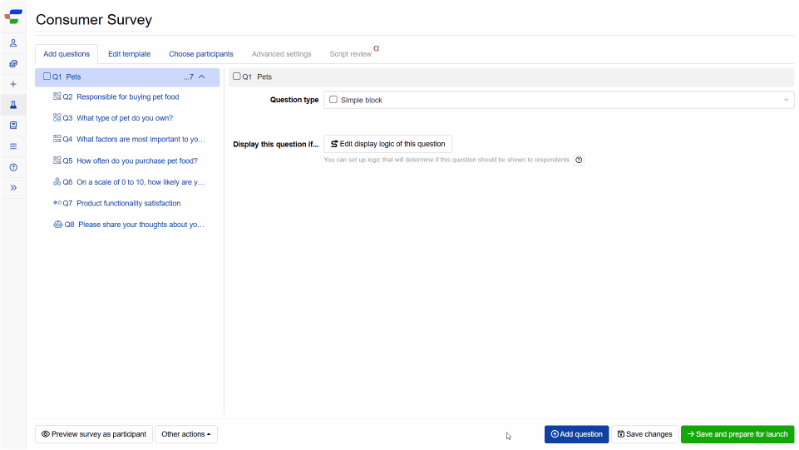 Add gender and age question
