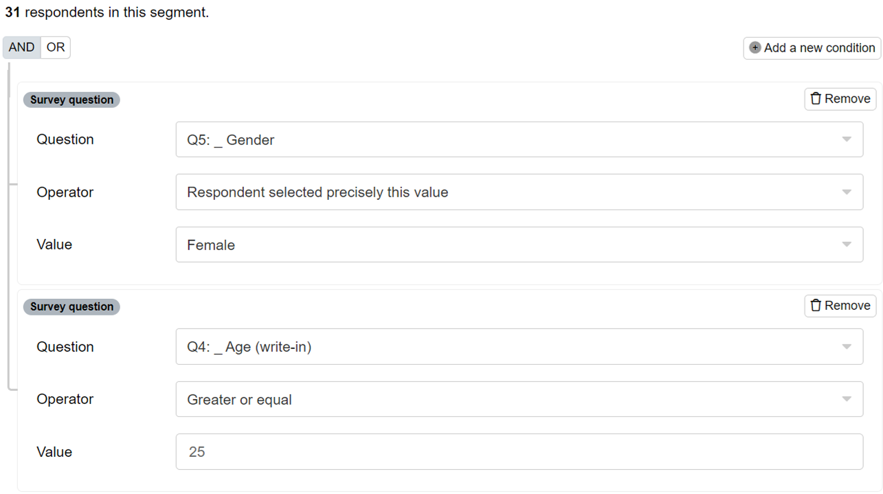 Adding logic to segmentation Adding logic to segmentation