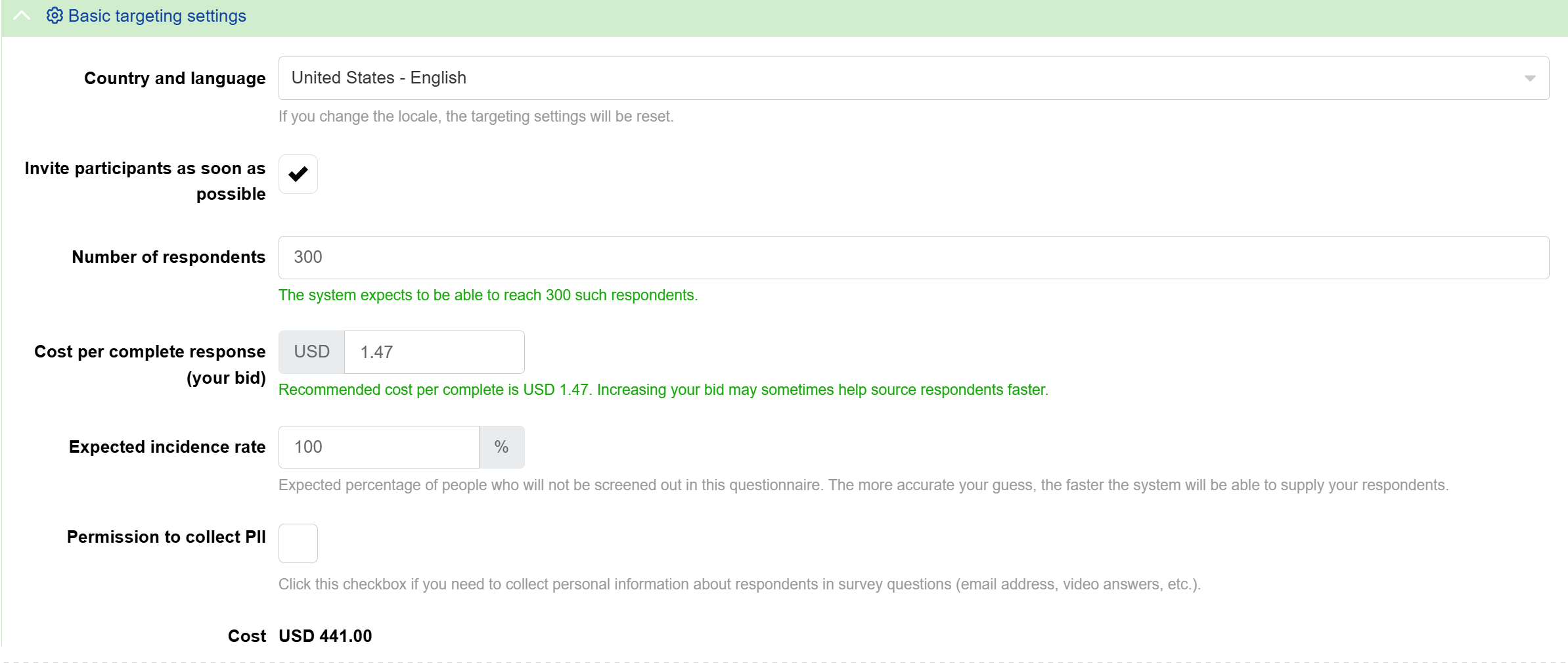 Flexible sample size to suit your needs