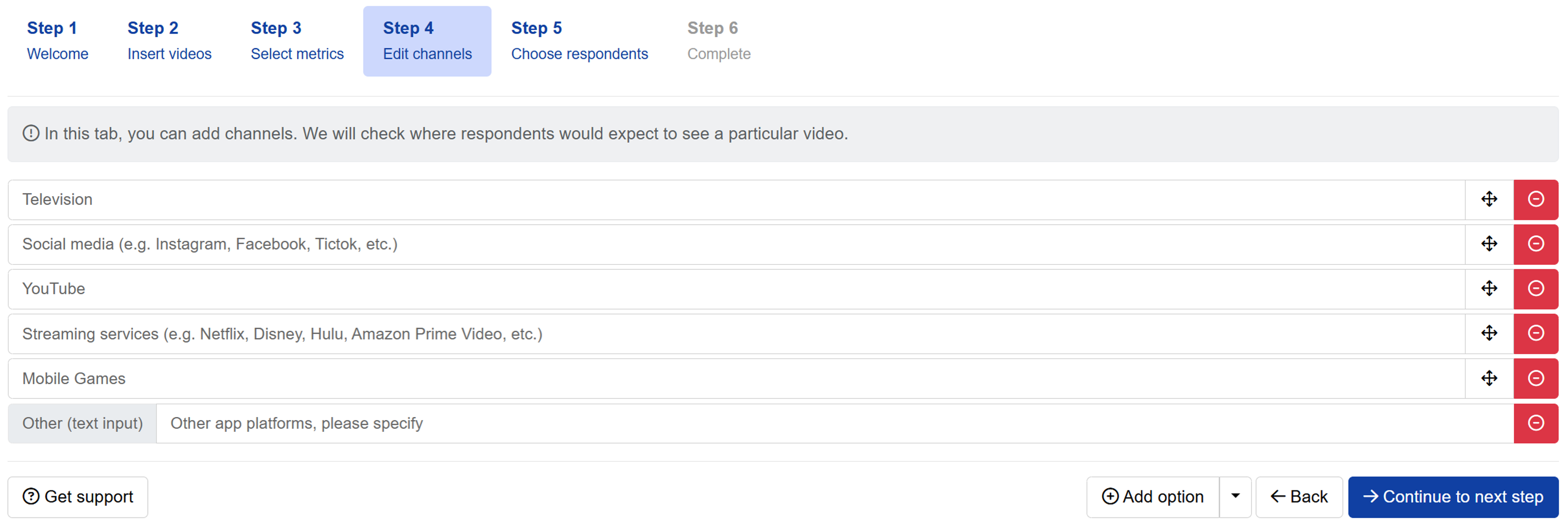 Add diagnostics questions